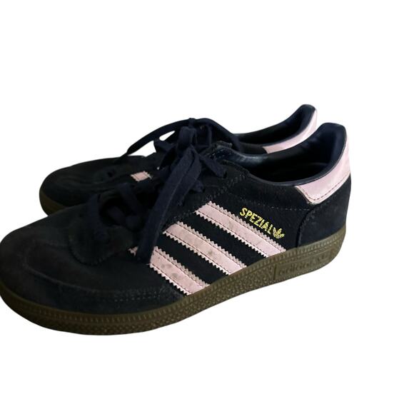 Adidas Unisex girls Kids' Navy Pink Campus 00S 3 Stripes Lace Up Sneakers Size 1 - Picture 5 of 12